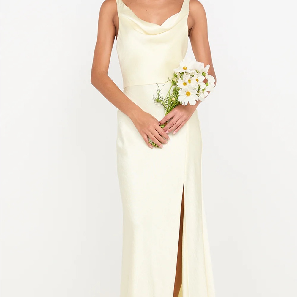 NWT BEC + BRIDGE AUSTEN COWL NECK MAXI DRESS